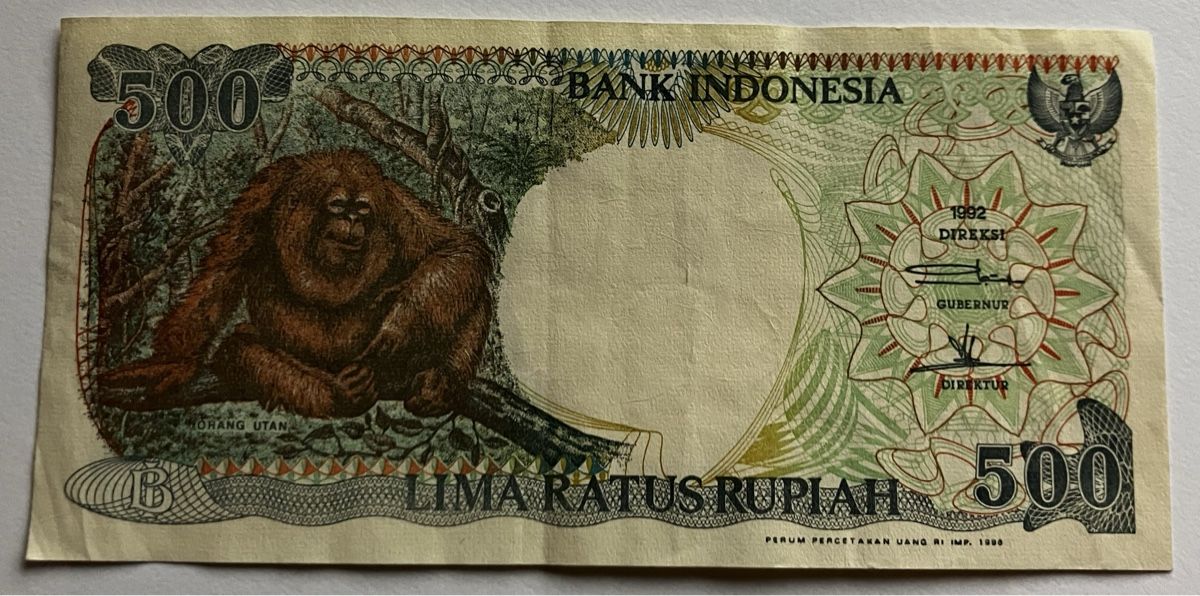 Billets de banque: Indonesien 500 Rupiah 1992 – D'occasion à Algetshausen par Carrhard