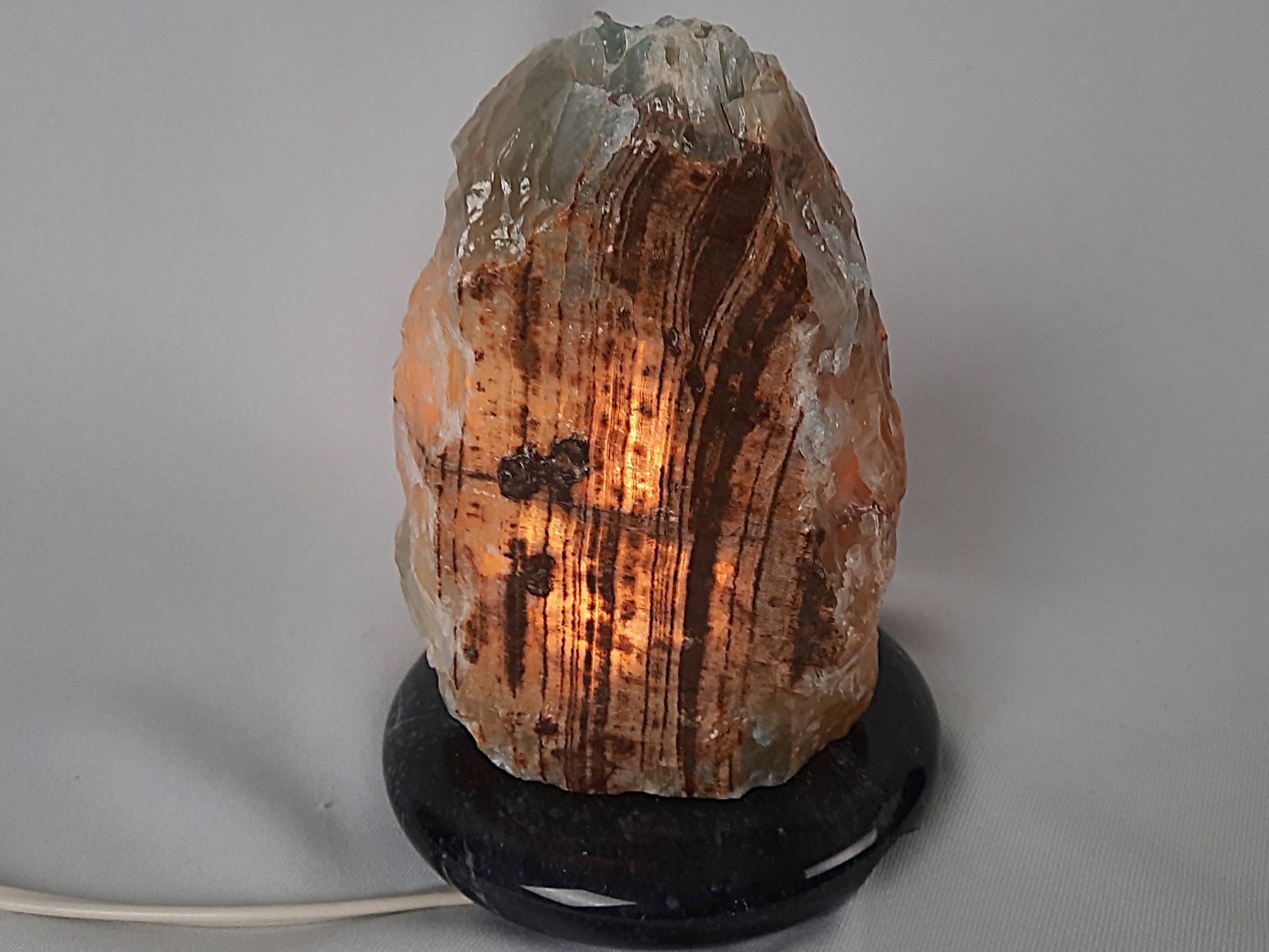 Lampade: Grüner Calcit Steinlampe – Usato da Beinwil am See venduto da Restwert_Beinwil 3