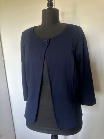 MORE & MORE Damen Jacke, Gr. 40, neuwertig, dunkelblau