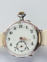151 Armbanduhr kleine Taschenuhr Silber 0.800