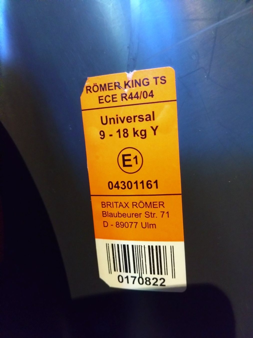 Seggiolini per auto: Kindersitz Römer – Usato da Hinwil venduto da sap_h6b2 4