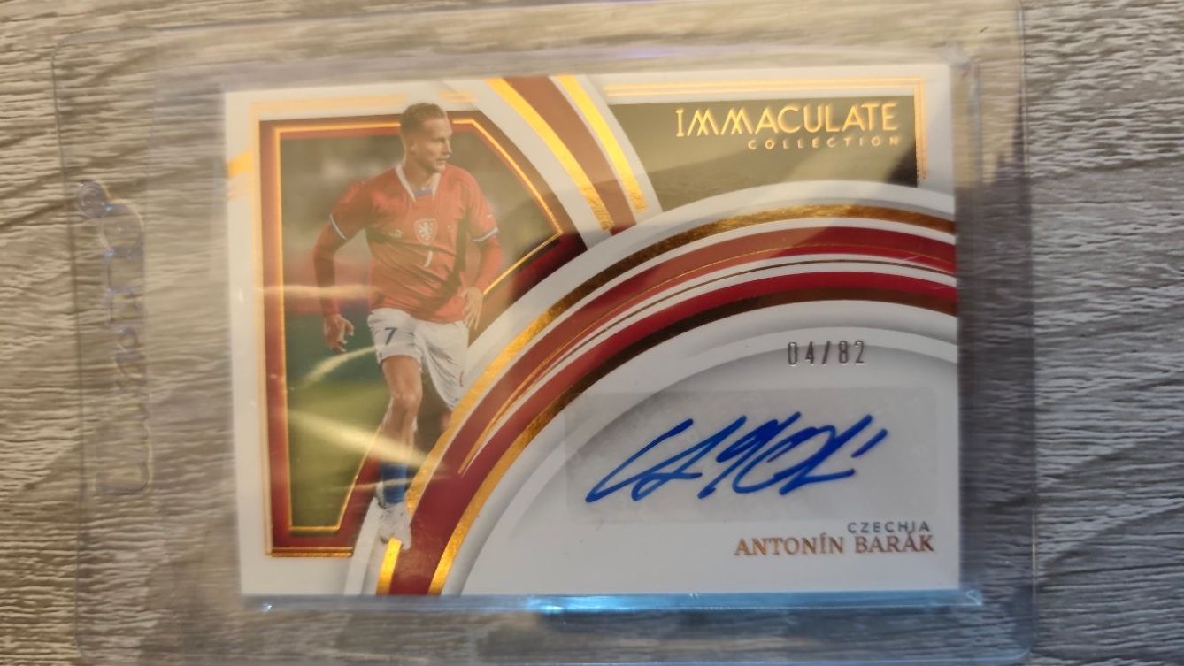 Panini Carte collezionabili: Panini Immaculate 22/23 Antonin Barak /82 mit Autogramm – Usato da St. Gallen venduto da RudyundFloydCards