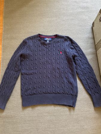 Original Polo Ralph Lauren Pullover Zopfstrick Size M 10/12