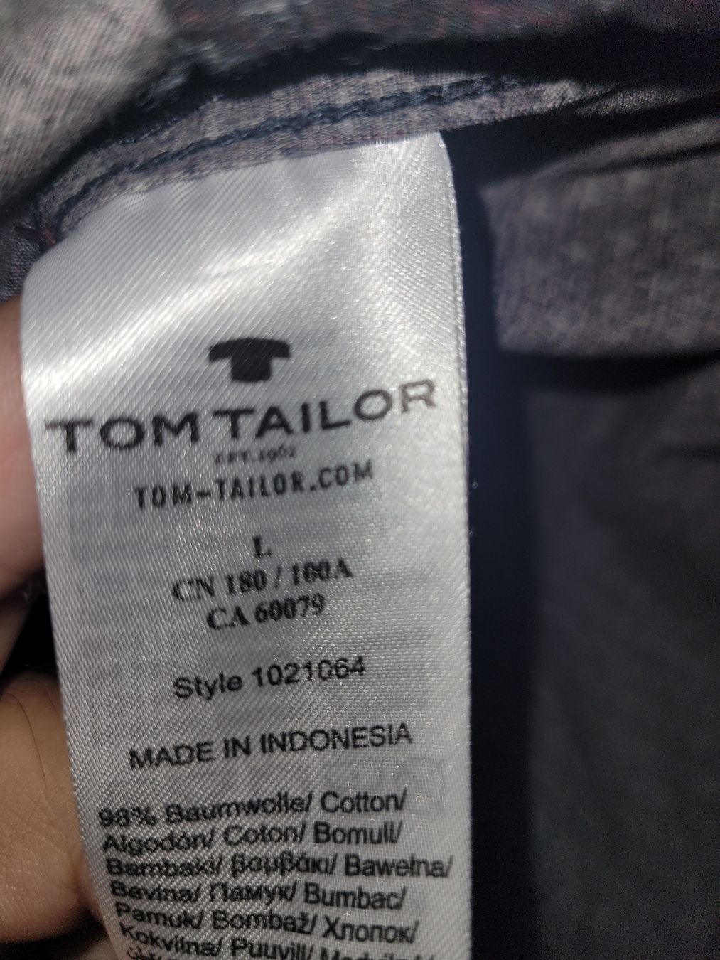 Tom Tailor Camicie: Tom Tailor Herrenhemd Grösse L (59 Zeichen) – Nuovo (secondo la descrizione) da Bassersdorf venduto da kid_fm98 3