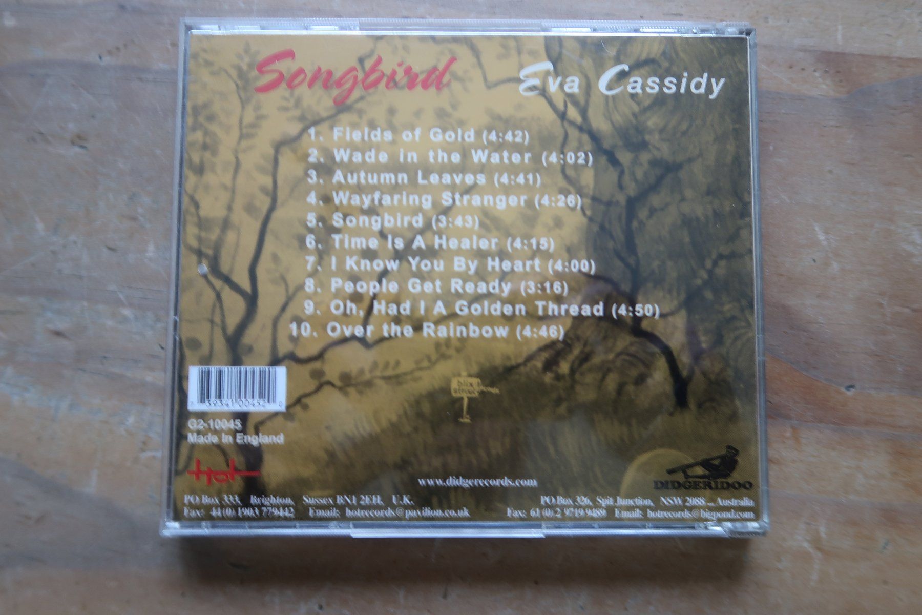 CDs: EVA CASSIDY - SONGBIRD - CD – Gebraucht aus Basel von Patiscat 1