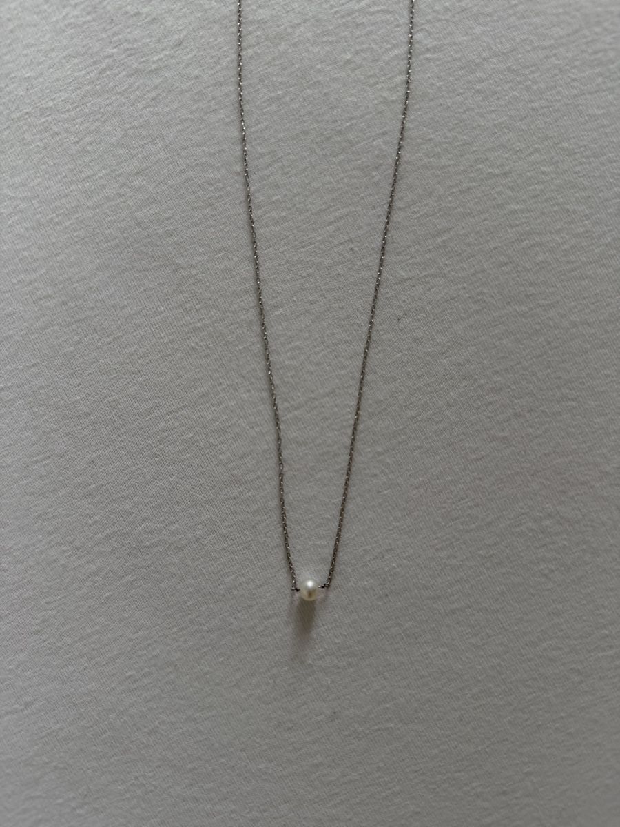 Catenine: Necklace 925 Silver with Pearl – Nuovo (secondo la descrizione) da Uster venduto da Monika_OB