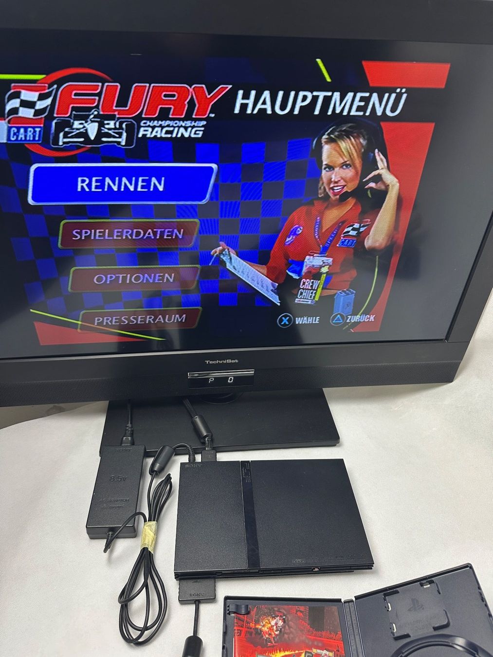 Sony Console: PS2 Konsole Slim + Kabel + Controller + 5 Spiele – Usato da Kappel SO venduto da MyFunBox 8