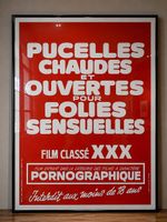 Grande affiche typographique vintage