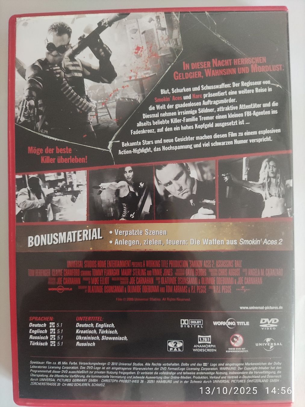 Tutti i DVDs: smoking Aces 2 Assassins' Ball – Usato da Basel venduto da Alacant 1