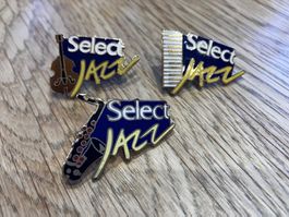 Lot de 3 pin's Select Jazz - vintage