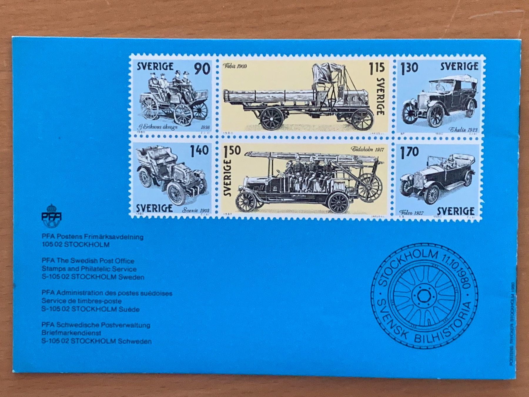 Alle Briefmarken: Schweden Suède 1980 - Swedish Stamp - Complete Set – Neu und originalverpackt aus Chavornay von 4dphila 9