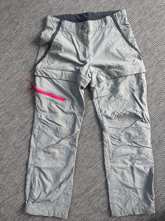 Pantalón secado rápido de senderismo para Mujer Quechua MH100 azul
