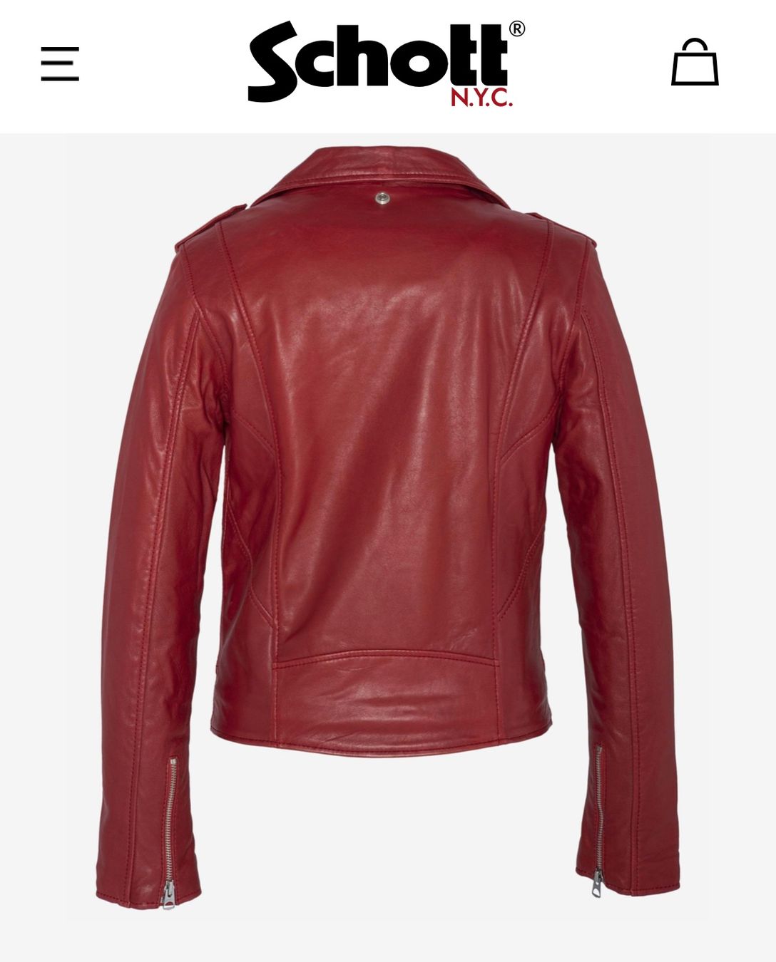 Schott Giacche: Perfecto Schott rouge taille L – Nuovo (secondo la descrizione) da Boudry venduto da Fiona1973 3
