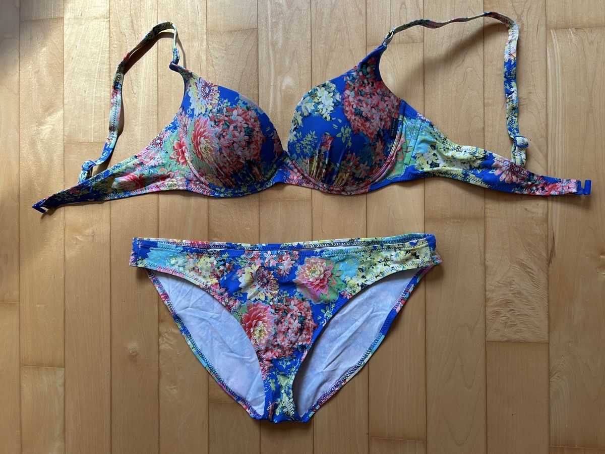 Costumi da bagno & Bikini: Rosa Faia Bikini mit Schalen, blau, Grösse M – Nuovo (secondo la descrizione) da Diessenhofen venduto da Bmaurice