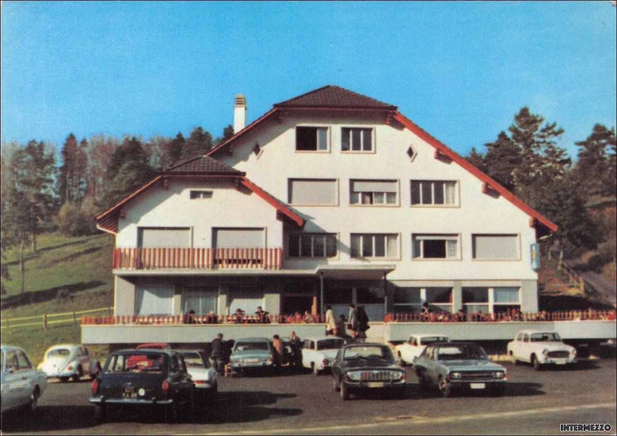 Ansichtskarten: Les Rangiers JU // Oldtimer Hotel Restaurant – Gebraucht aus Basel von intermezzo12