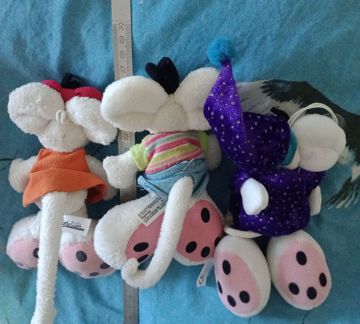 Spielzeuge: Diddl. Drei Diddls je ca.14cm. – Gebraucht aus Solothurn von  1