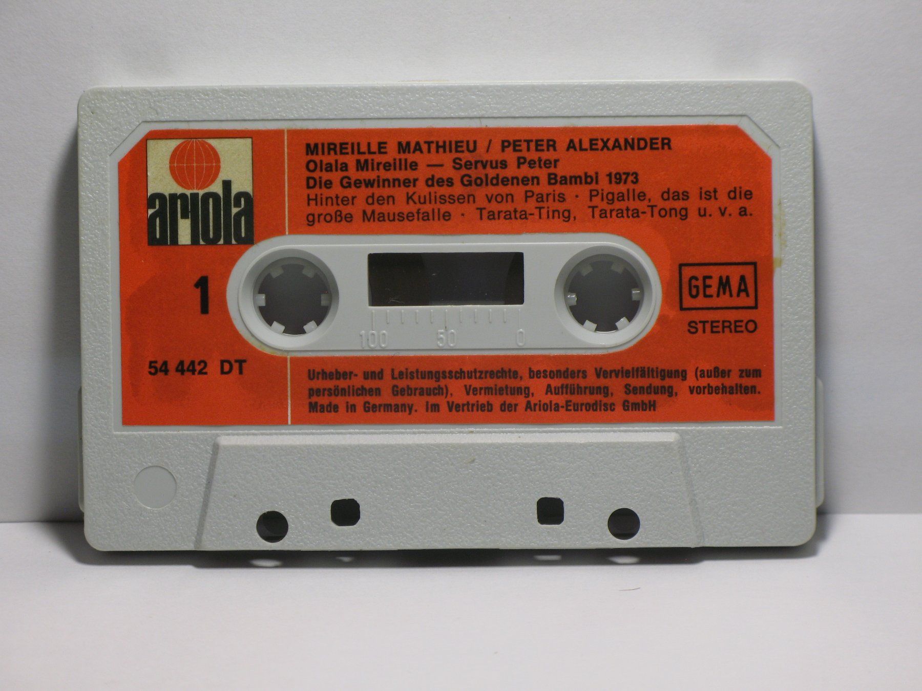 Cassettes audio: MIREILLE  +  PETER     Olala / Servus   Goldenes Bambi 1973 – D'occasion à Langnau i. E. par gf2_29jt 3