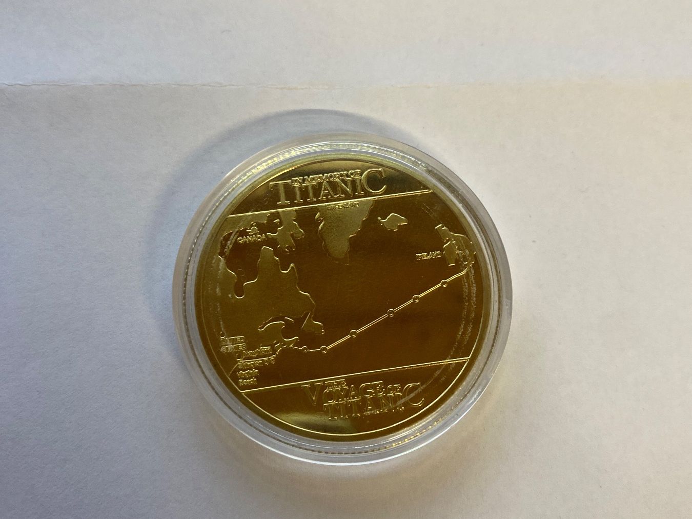 Tutti le monete: Pièce commémorative RMS Titanic - édition limitée, cadeau... – Nuovo e nell'imballaggio originale da Le Brassus venduto da cinema13 1
