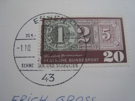 Briefmarken Deutsche Bundespost Sonderkarten Essen 43
