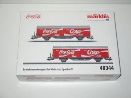 SBB Schiebewandwagen-Set "Coca-Cola" in H0~/ Märklin 48344
