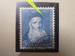Abart Pro Patria B 123 blauer Strich unter 1965