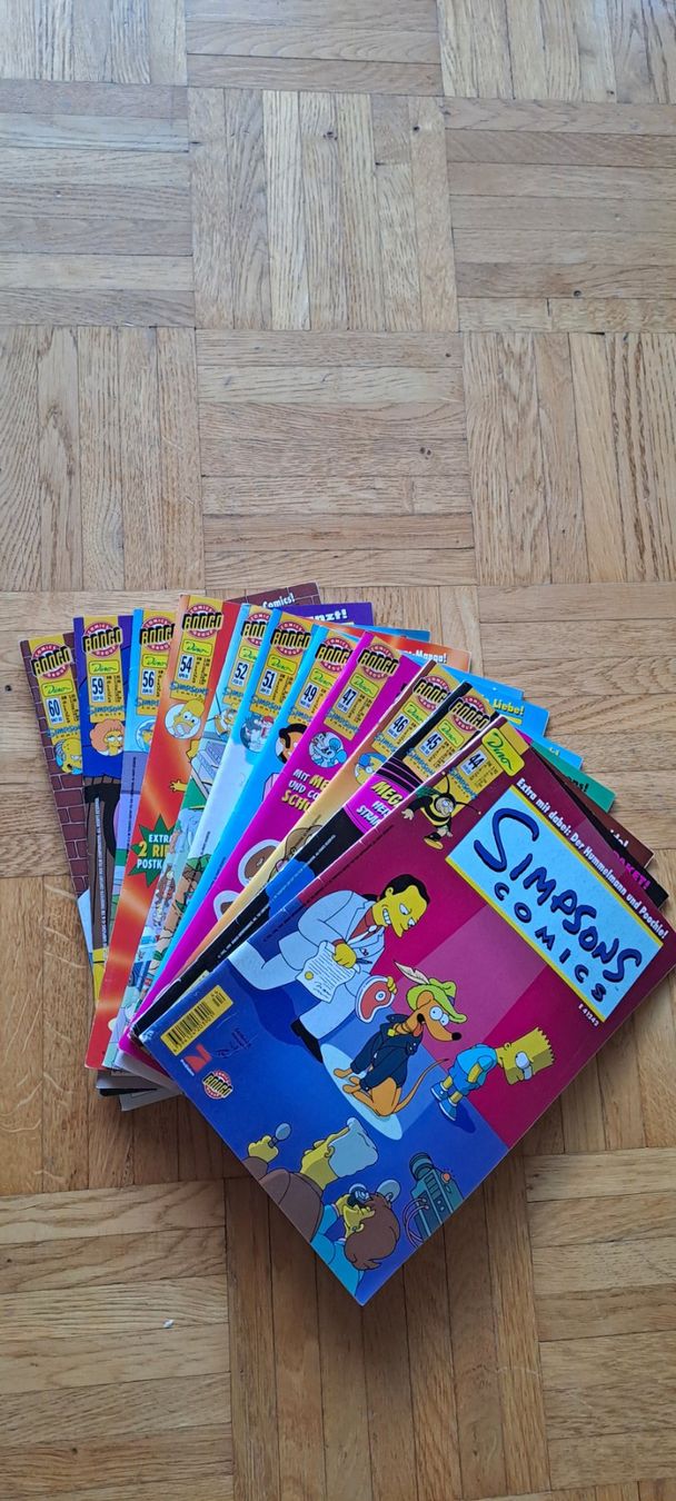 Fumetti: 30 Simpsons Hefte Nummern zwischen 16-80 s. Text – Usato da Berikon venduto da Lin 2