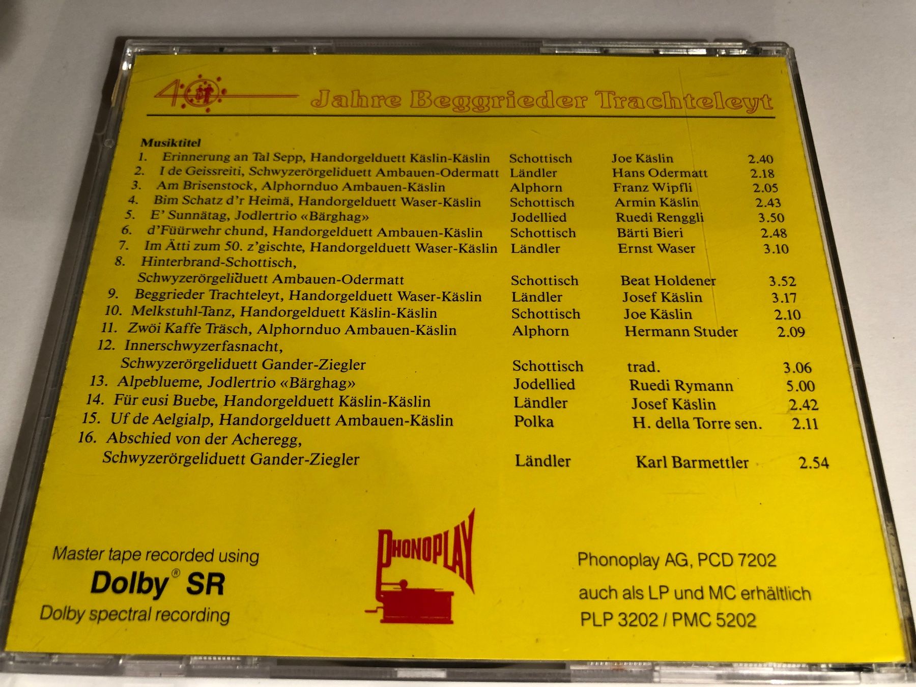 CD: Beggrieder Trachteleyt – Usato da Arth venduto da Vrecam51 1