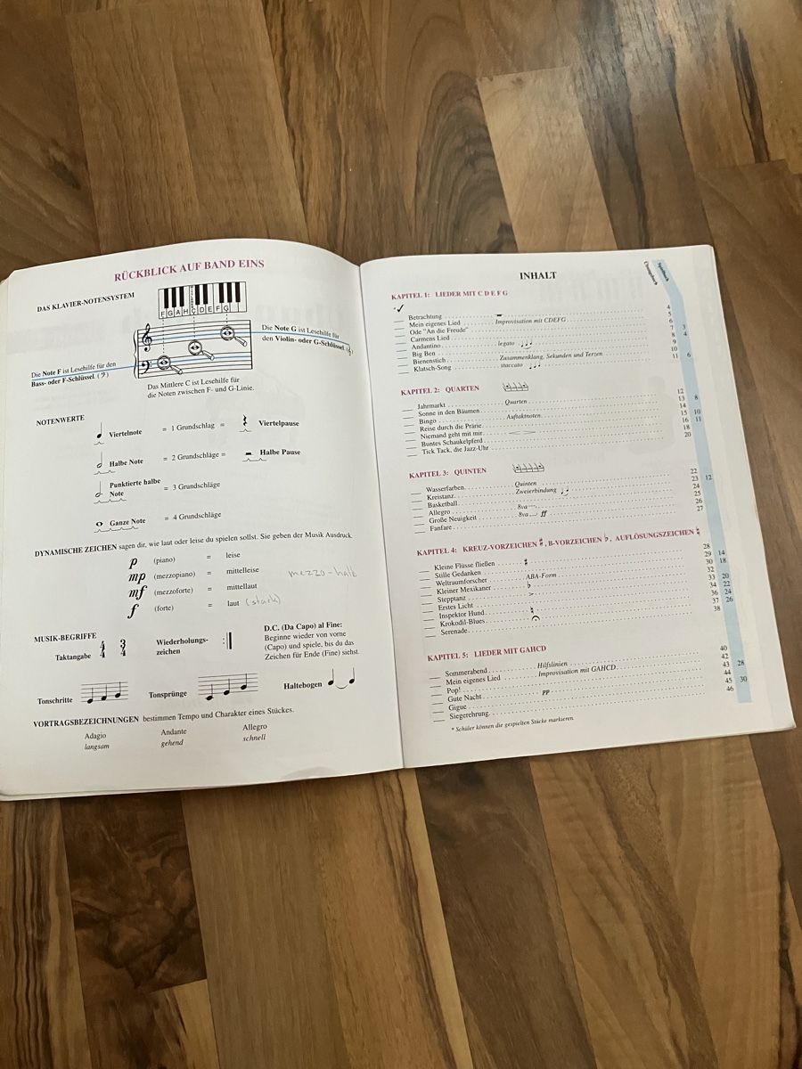 Livres: Notenbuch Klavier  – D'occasion à Bözberg par Sape9192 3