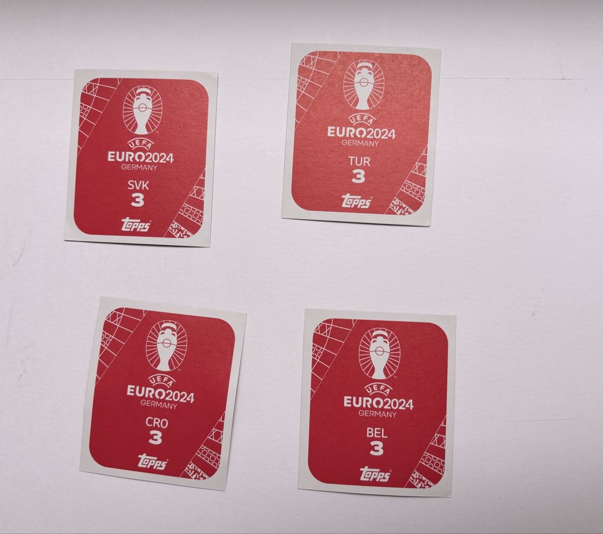 Topps Aufkleber: Em 2024 Sticker Red Edition – Neu (gemäss Beschreibung) aus Basel von JM_Cards 1