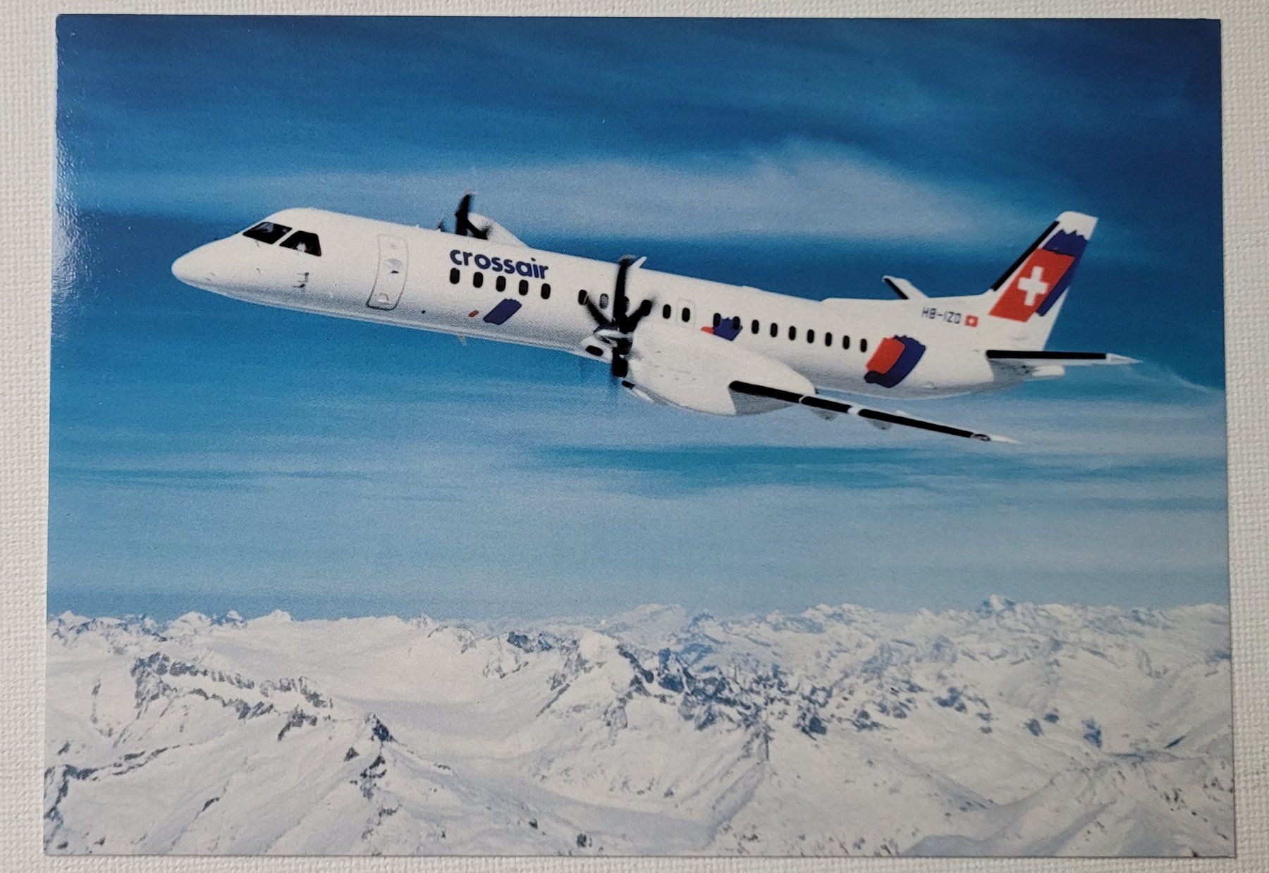 Cartoline postali: CROSSAIR – SAAB-2000 JET-PROP – Nuovo (secondo la descrizione) da Neftenbach venduto da Mador6