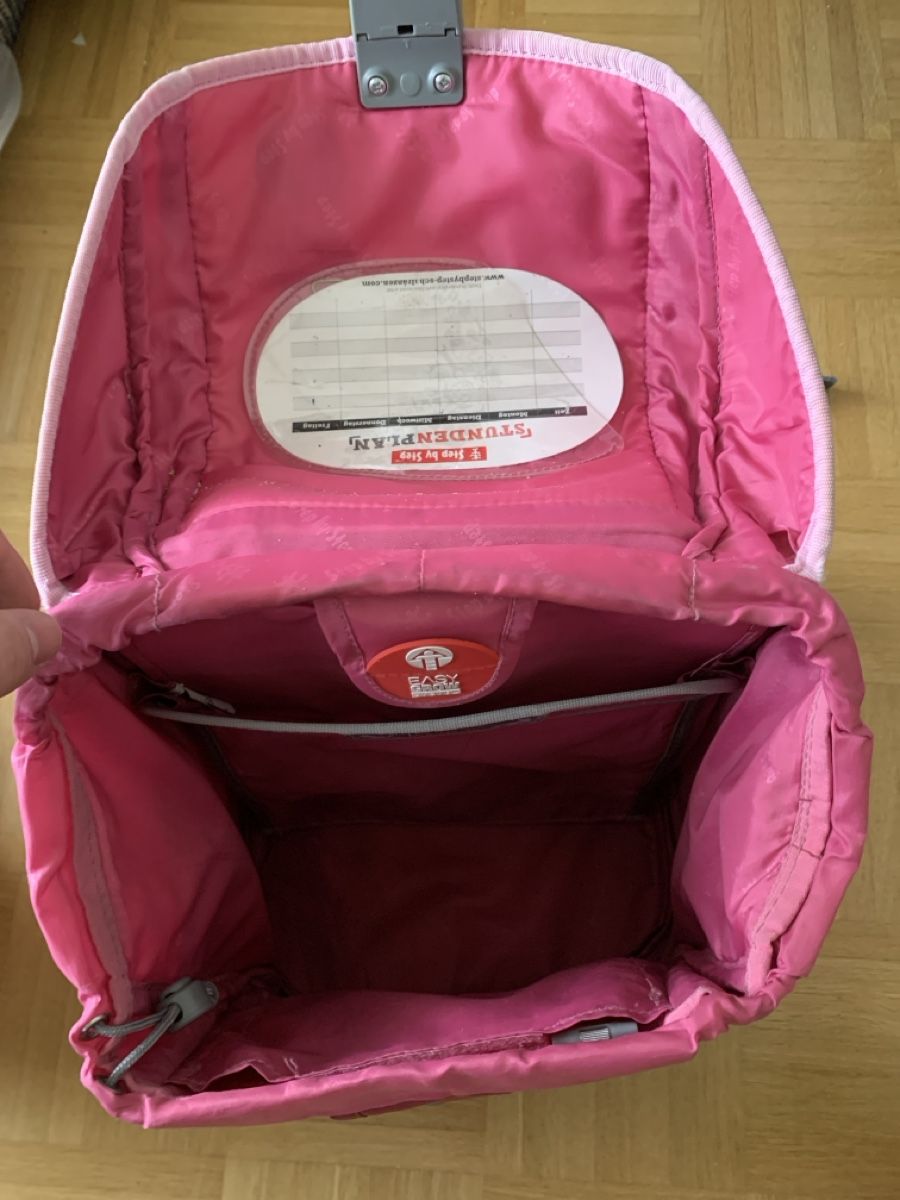 Step by Step Borse & Zaini: Schulranzen Step by Step pink Schmetterling – Usato da Adligenswil venduto da mirkolini 4