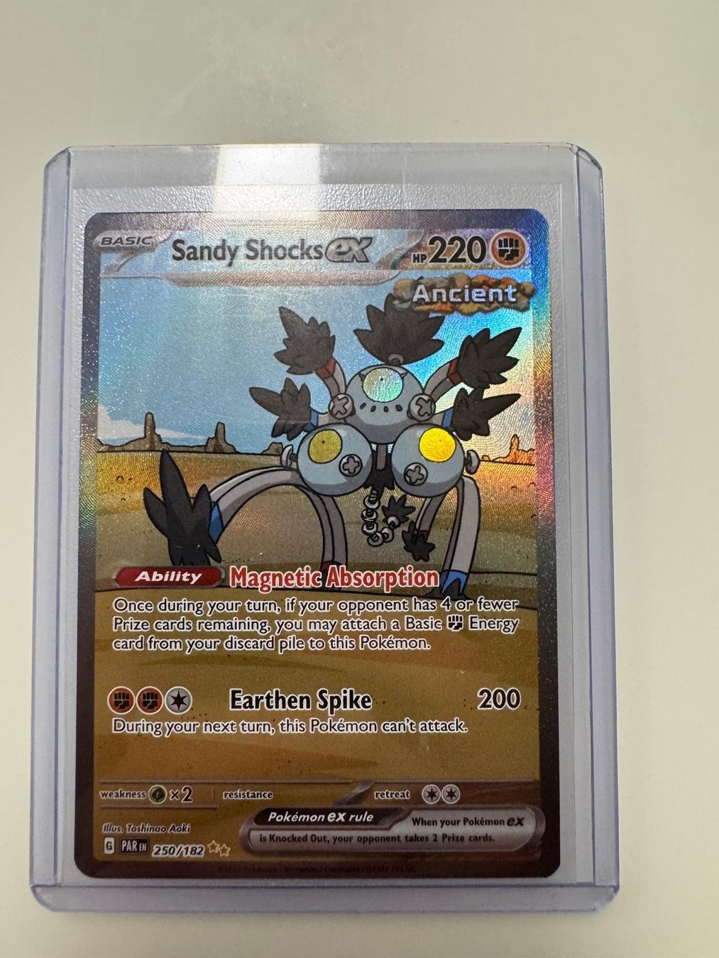 Pokémon Carte collezionabili: Sandy Shocks ex | SIR | PAR 250/182 | EN – Usato da Spreitenbach venduto da Snacky96