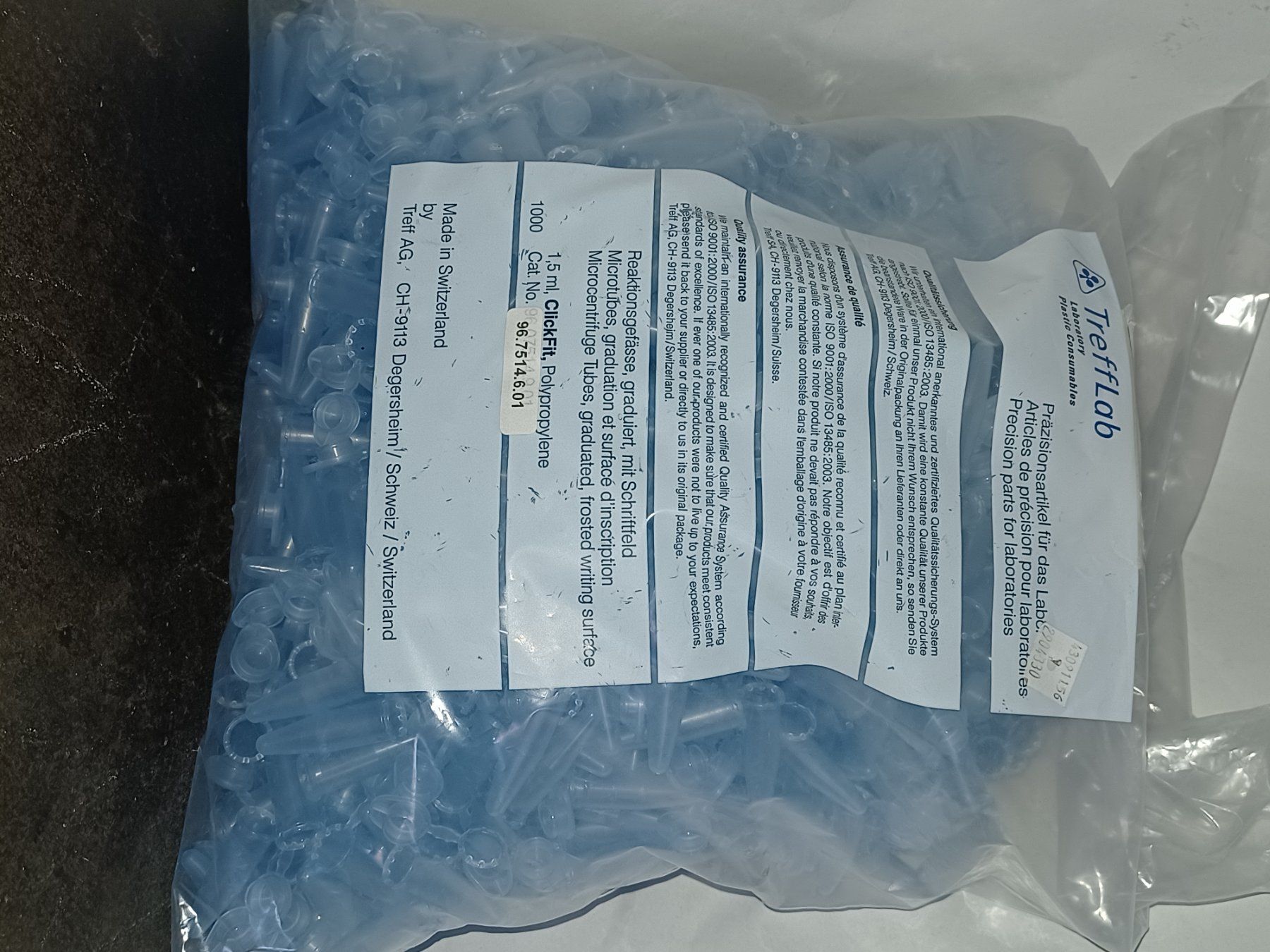 Altro in Stoviglie & Bicchieri: Mikroproberöhrchen PP 1,5 ml, Typ Eppendorf, Verschluss PP – Usato da Schupfart venduto da philippb06