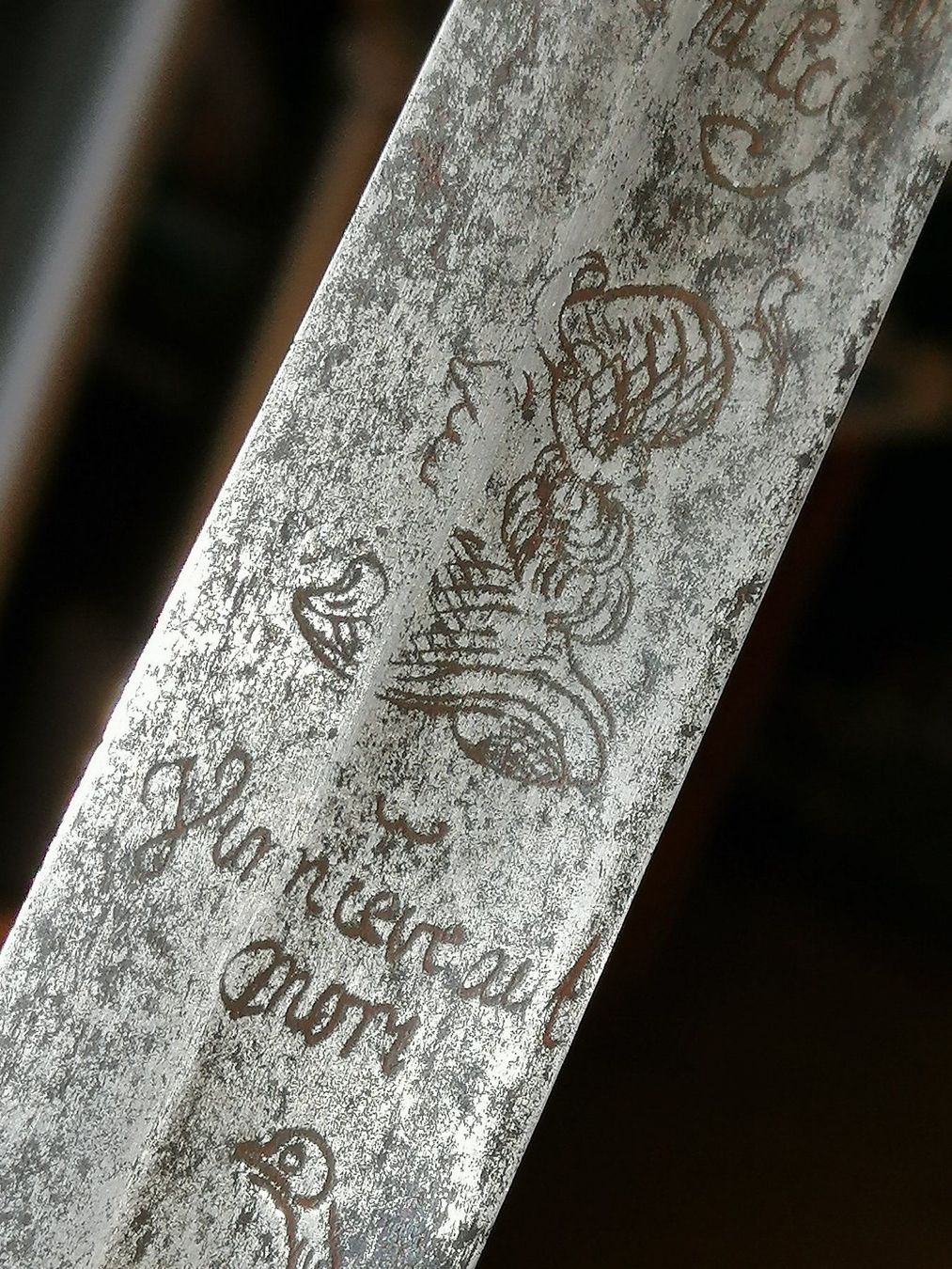 Armi bianche: ANTIK/18. JHT. /KLINGE MIT INSCHRIFT. – Usato da Maschwanden venduto da OliverM05 3