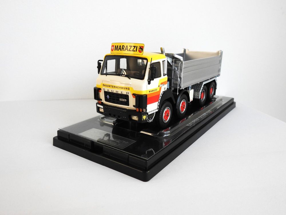 Saurer D330 F 8X4 (Suisse 1977) Camions Vintage Deagostini 1:43 N.#50