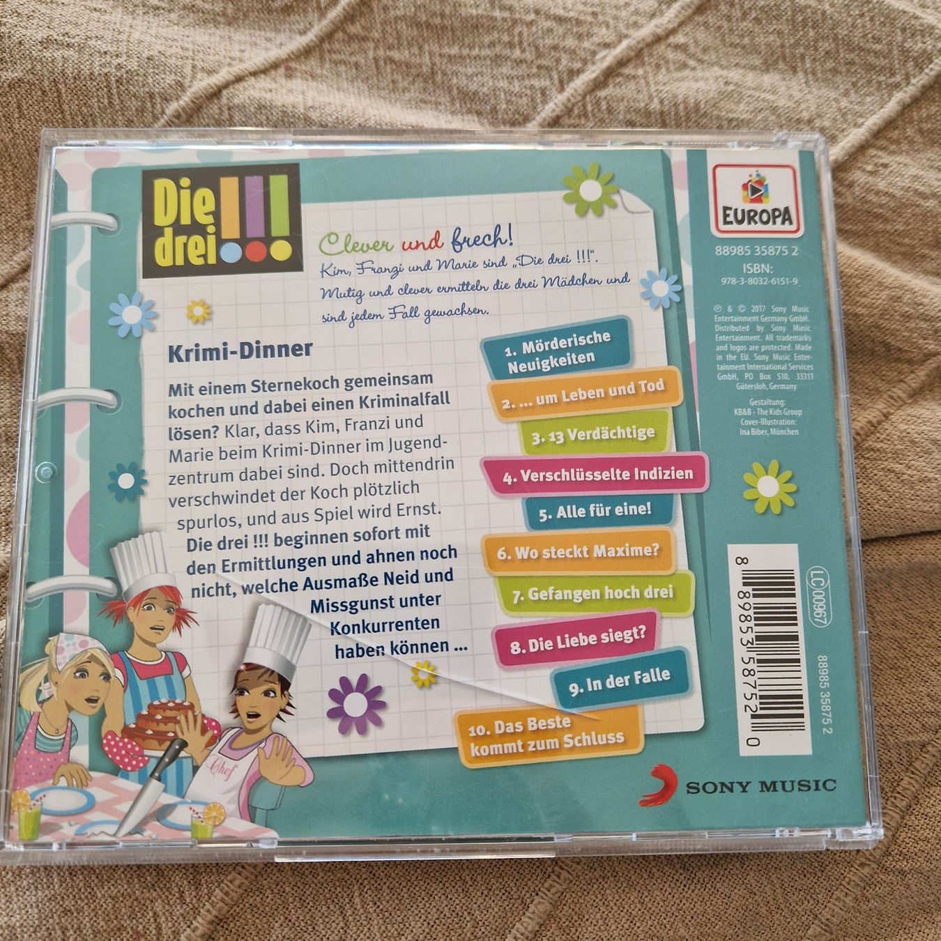 CD: CD, Die drei !!!, Krimi-Dinner, 51 – Usato da Gränichen venduto da sunchi07 1