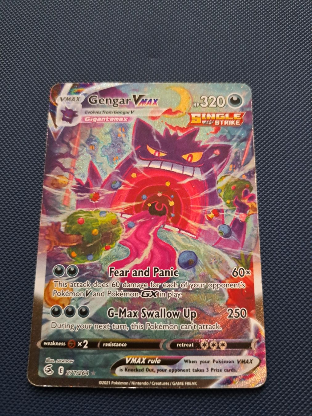 Pokémon Sammelbilder & Trading cards: 🔥Gengar Vmax🔥  – Neu (gemäss Beschreibung) aus Grandcour von Poulpette