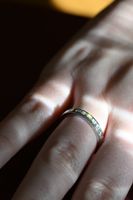 Eternity Ring White Gold with Diamonds Size 52