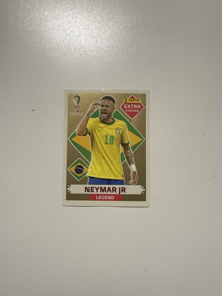 Panini Carte collezionabili: Neymar JR Extra sticker gold 2022 – Nuovo (secondo la descrizione) da Chavornay venduto da Chrisbaud