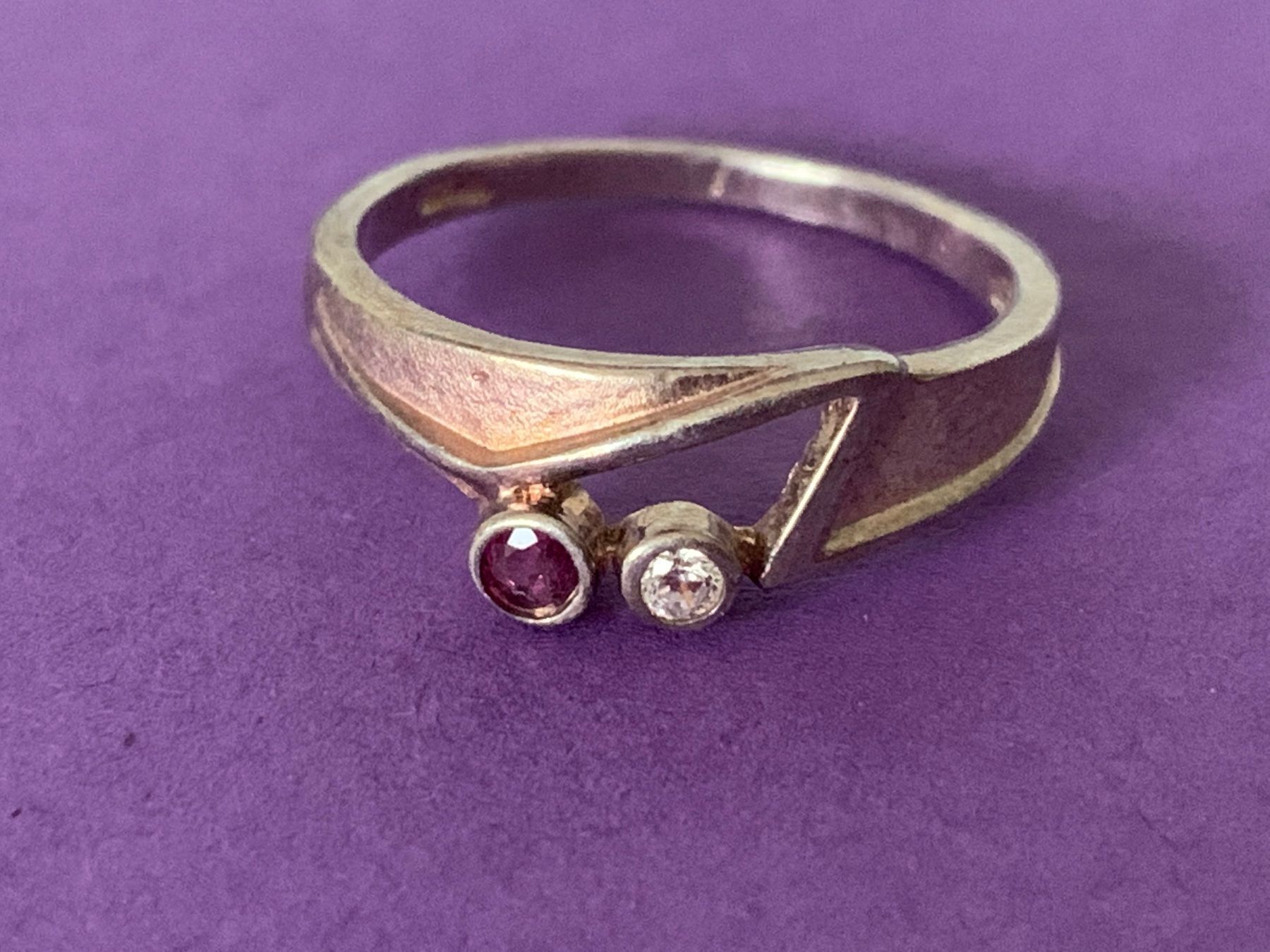 Bagues: Silberring rosa weiss zauberhaft 54 – D'occasion à Dittingen par Bellevista