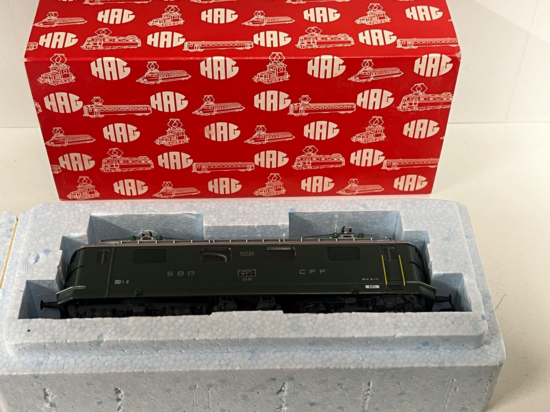 Hag Modellini di ferrovie: Hag Nr.220 Re 4/4 l  H0/AC Analog – Usato da Geroldswil venduto da TopTrain54 6