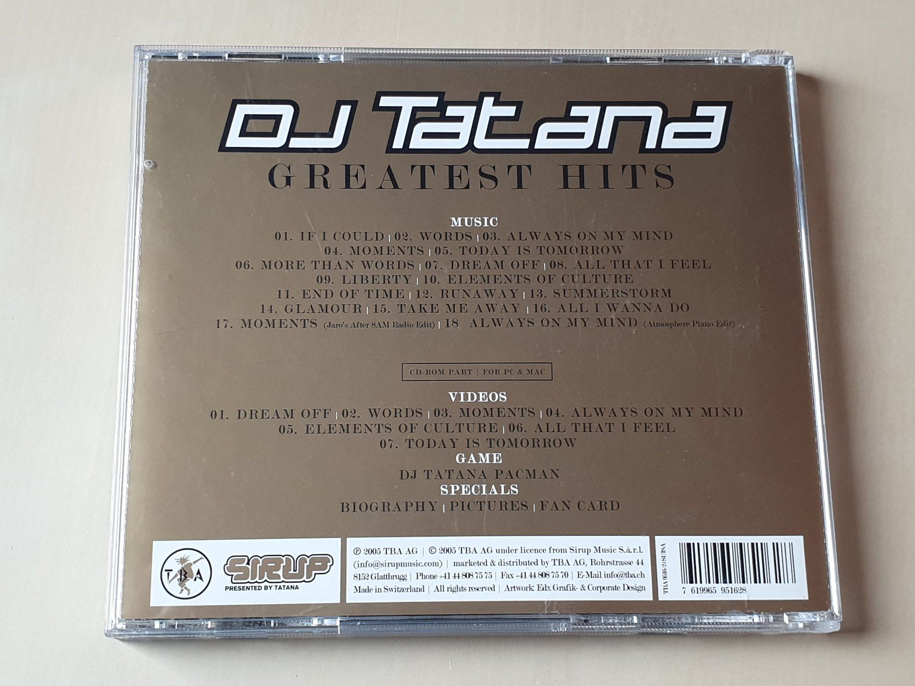 CDs: DJ Tatana Greatest Hits – Gebraucht aus Stansstad von collectorsshop 1