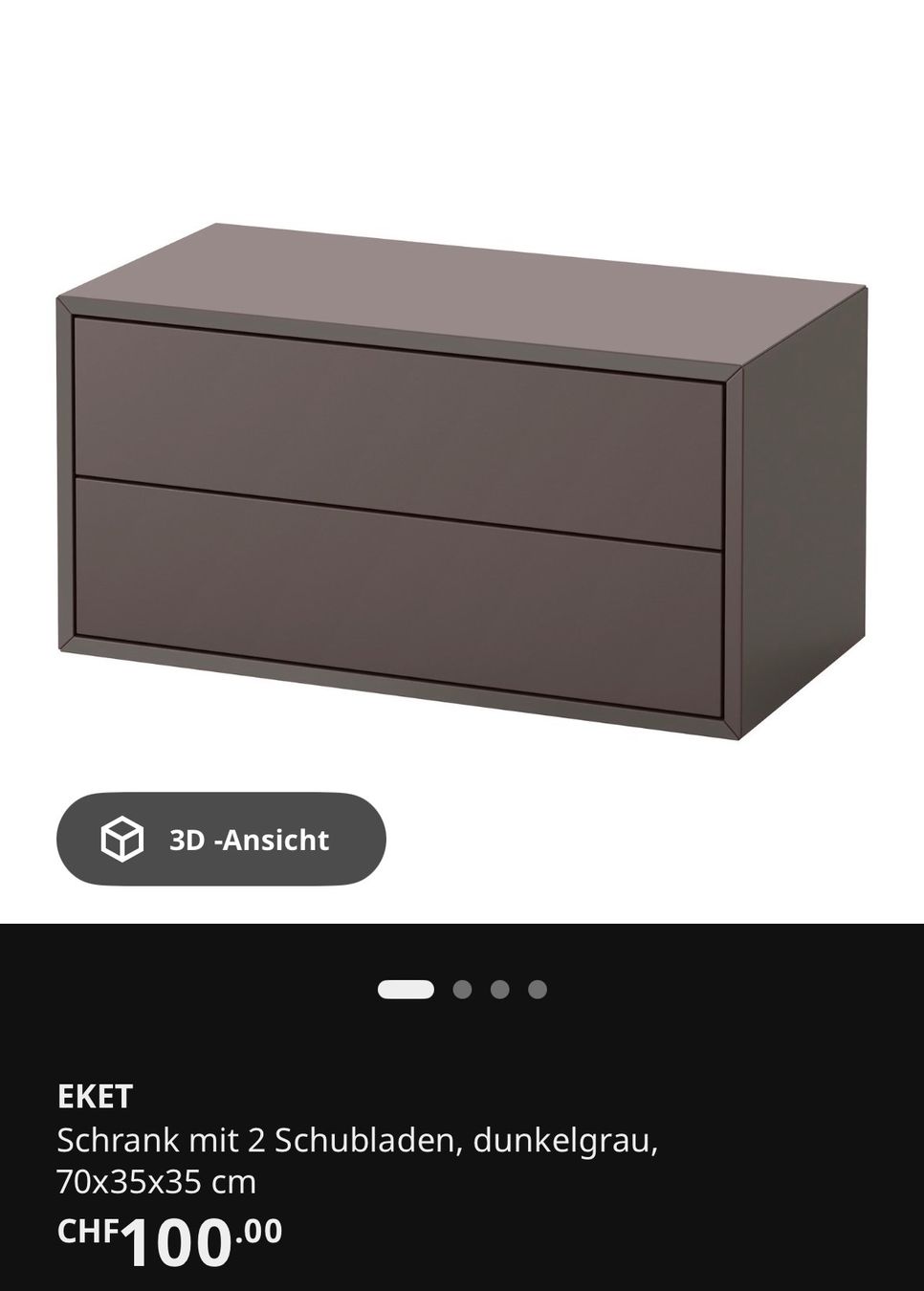 Ikea Tables de nuit: Eket Nachttische 2x – D'occasion à Au ZH par joy_2b8z