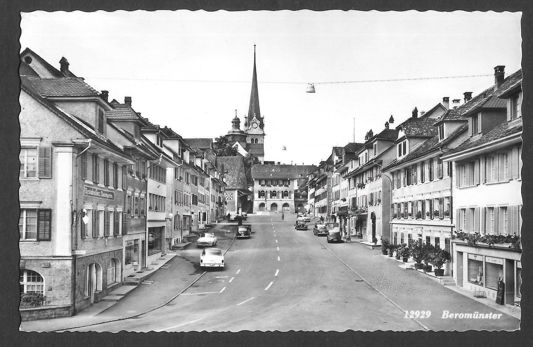 Cartoline postali: Beromünster Hauptstrasse – Usato da Olten venduto da clotaldi