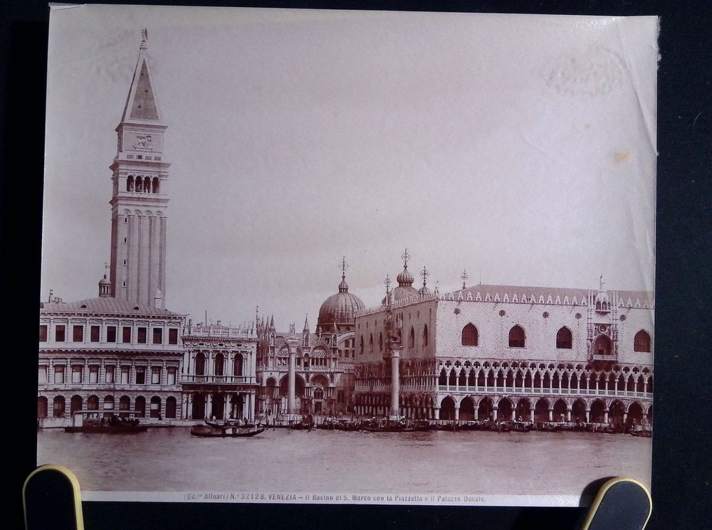 Venedig Italien um 1900 Antikes Foto Ed. Alinari Grossf. (Gebraucht) in ...