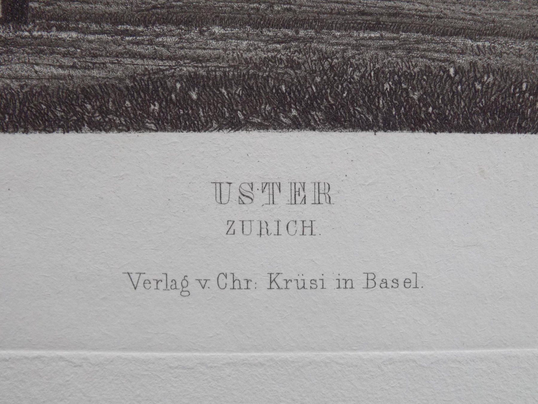 Incisioni: Uster Aquatinta von Geisser – Usato da Risch venduto da Rischli15 2