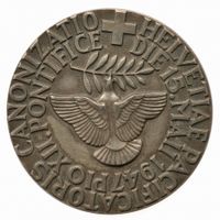 Gedenkmedaille Niklaus von Flüe 1947 Silber
