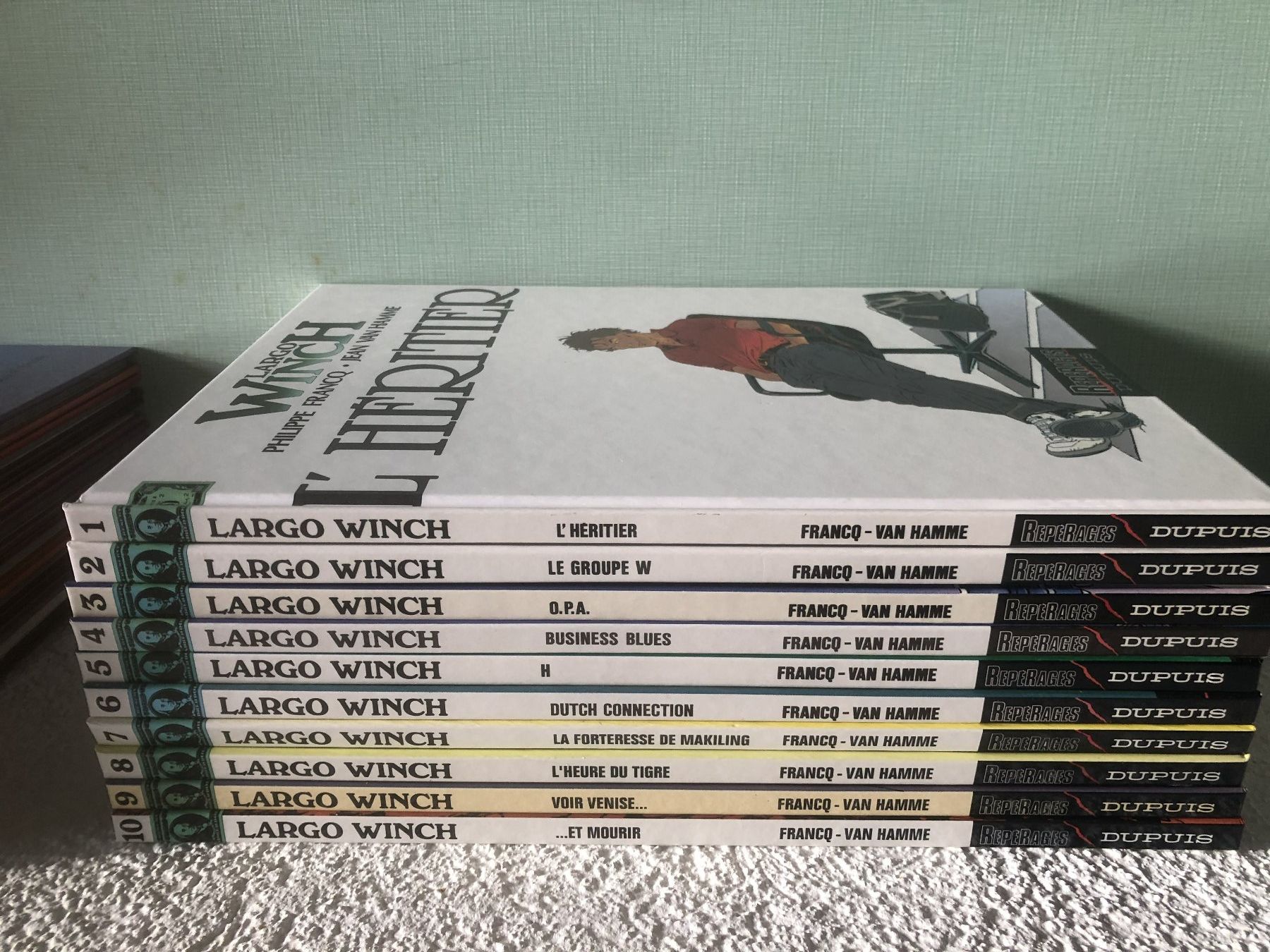 Fumetti: "Largo Winch", t. 1 à 10 – Usato da Bôle venduto da nic_7cxp