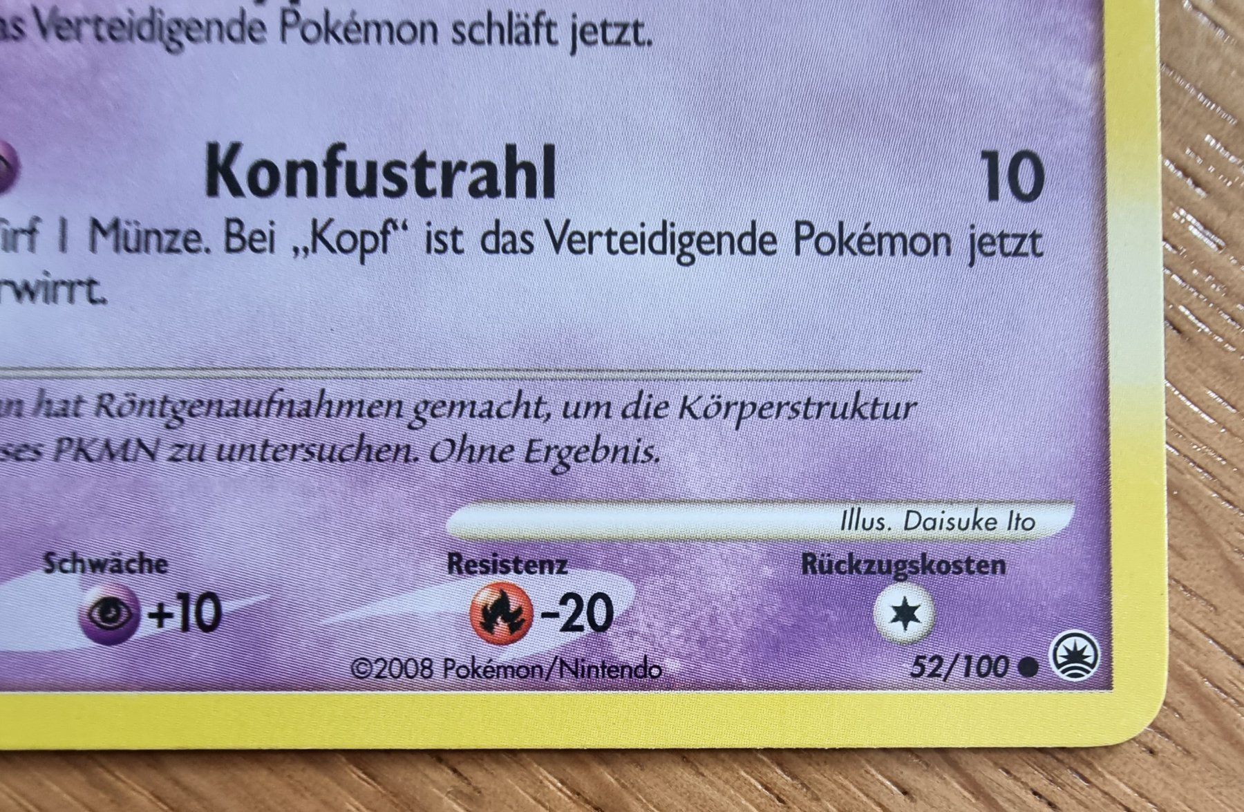 Pokémon Sammelbilder & Trading cards: Pokémon Bronzel 2008 DE 52/100 – Gebraucht aus Roggwil BE von S_Cards 1