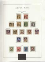 timbre Wertaudrucken  132-181 et 163 à 166